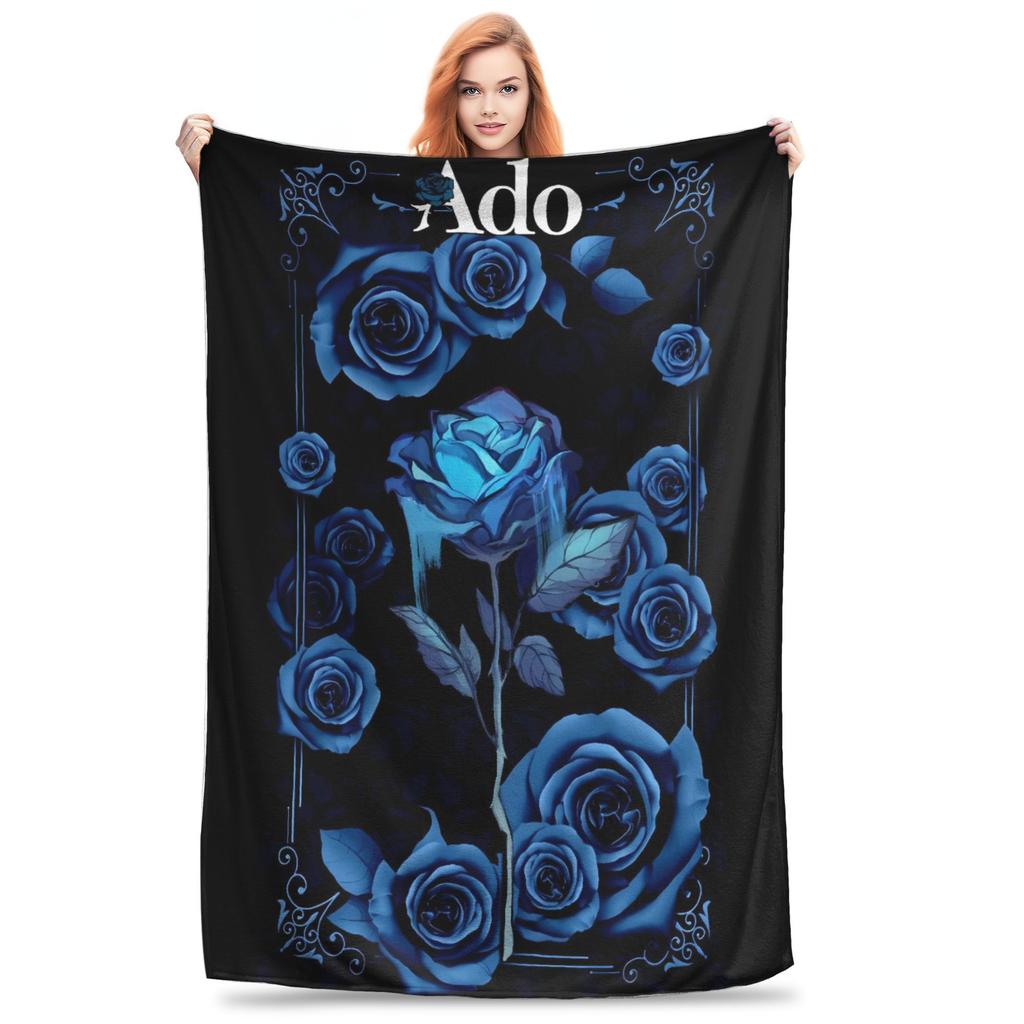 Ado WORLD TOUR 2025 Hibana Blankets Warm Soft Novelty Plush Throw Blanket For Child Outdoor Flannel Bedspread Bed Cover