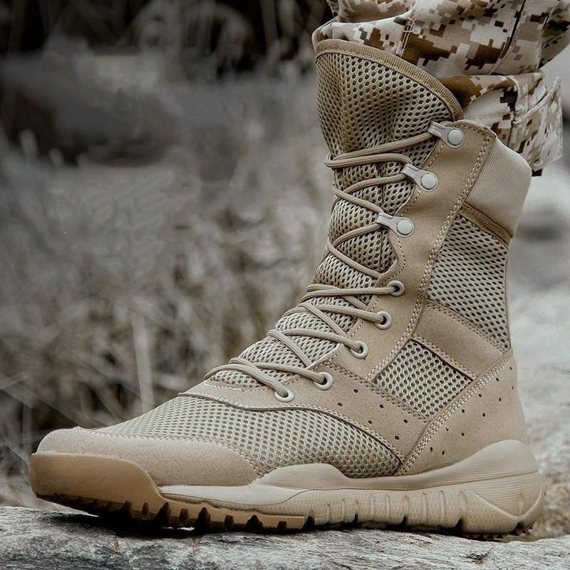 Botas de combate de verano Hombres Mujeres Entrenamiento de escalada Botas  tácticas ligeras impermeables Al aire libre Senderismo de malla  transpirable Zapatos del ejército comprar a buen precio — entrega gratuita,  reseñas