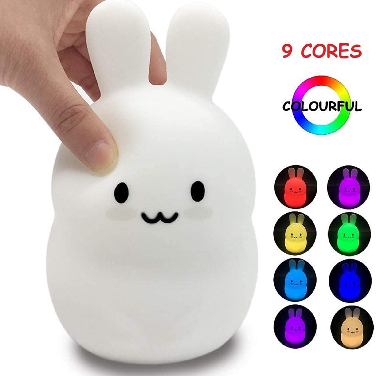 Силиконовый светильник в виде кролика — фото 6