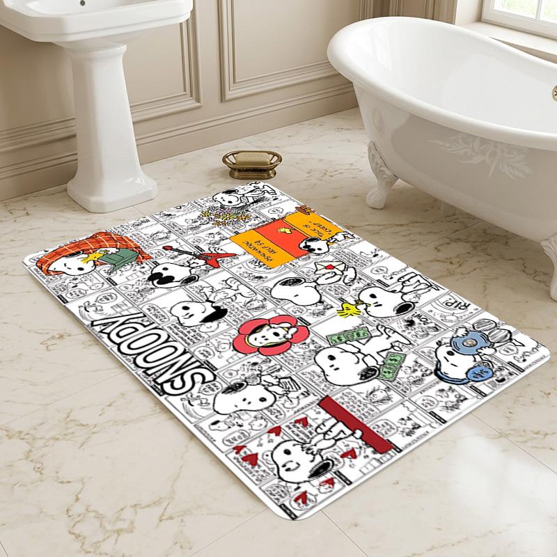 Snoopy Comics Living Room Nonslip Area Rug Soft Carpet For Bedroom Game Playroom Sofa Office Home Decor Doormat Christmas Gift C926797