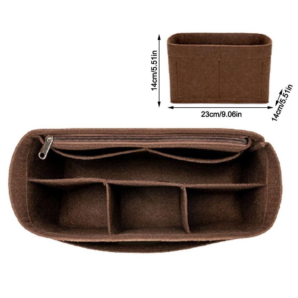 Plstěná vložka do tašky, vícekapesní, velkokapacitní úložná taška se zipem, vnitřní taška pro LV Speedy25/30/35/Gentlewoman