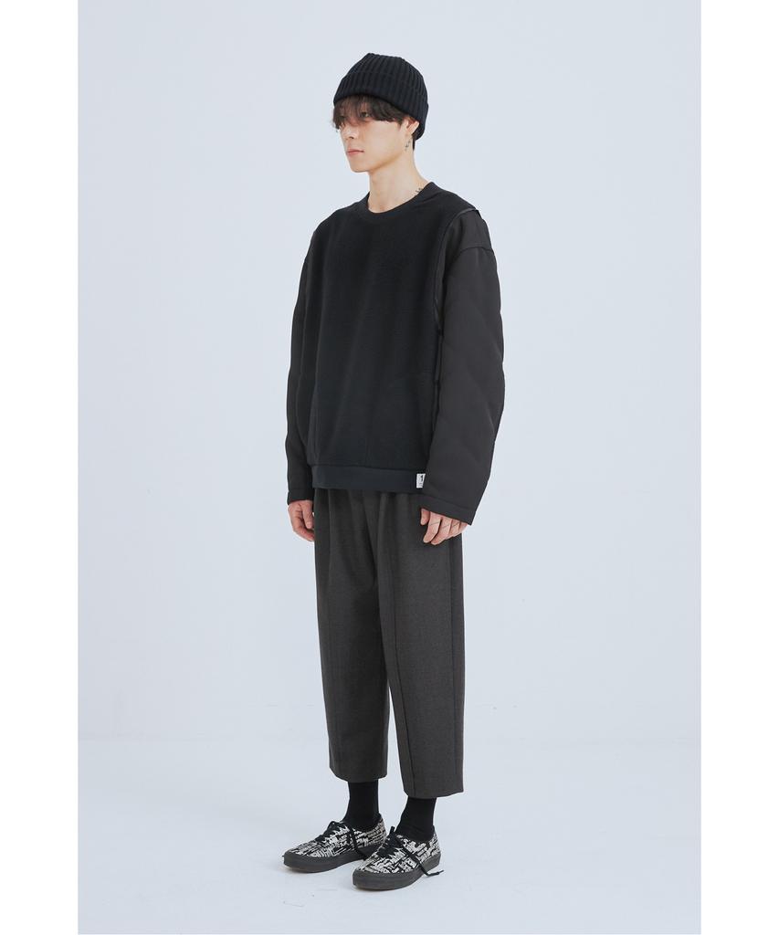 RECODE Bomber Sleeve Detail Sweatshirts_Rktaw23610Bkx