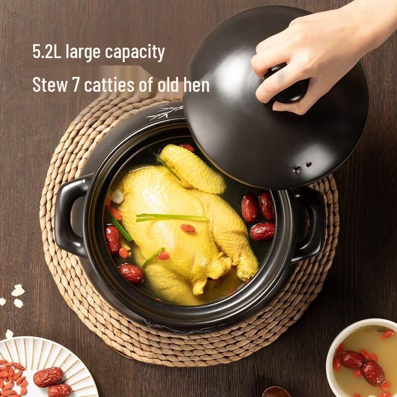 COOKER KING Spodumene Ceramic Clay Pot