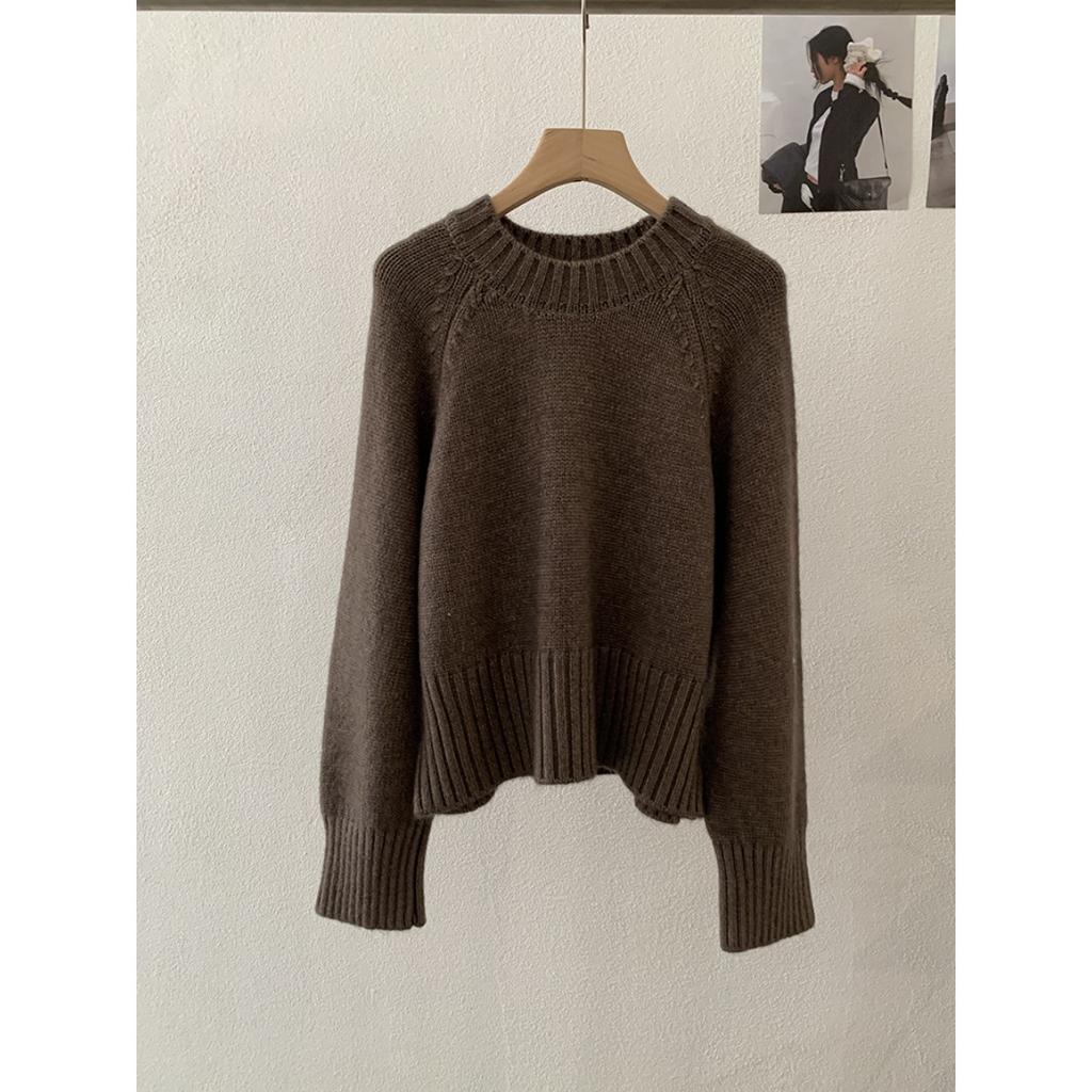 Ladies, Raglan Sleeves, Knitwear, Front Shoulder, Sweater, Long Sleeved, Warm Top
