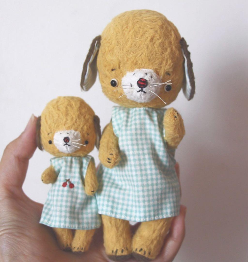 

[USED] Teddy Bear Artist Bear Dog Puppy Cherry Dress Big Dog