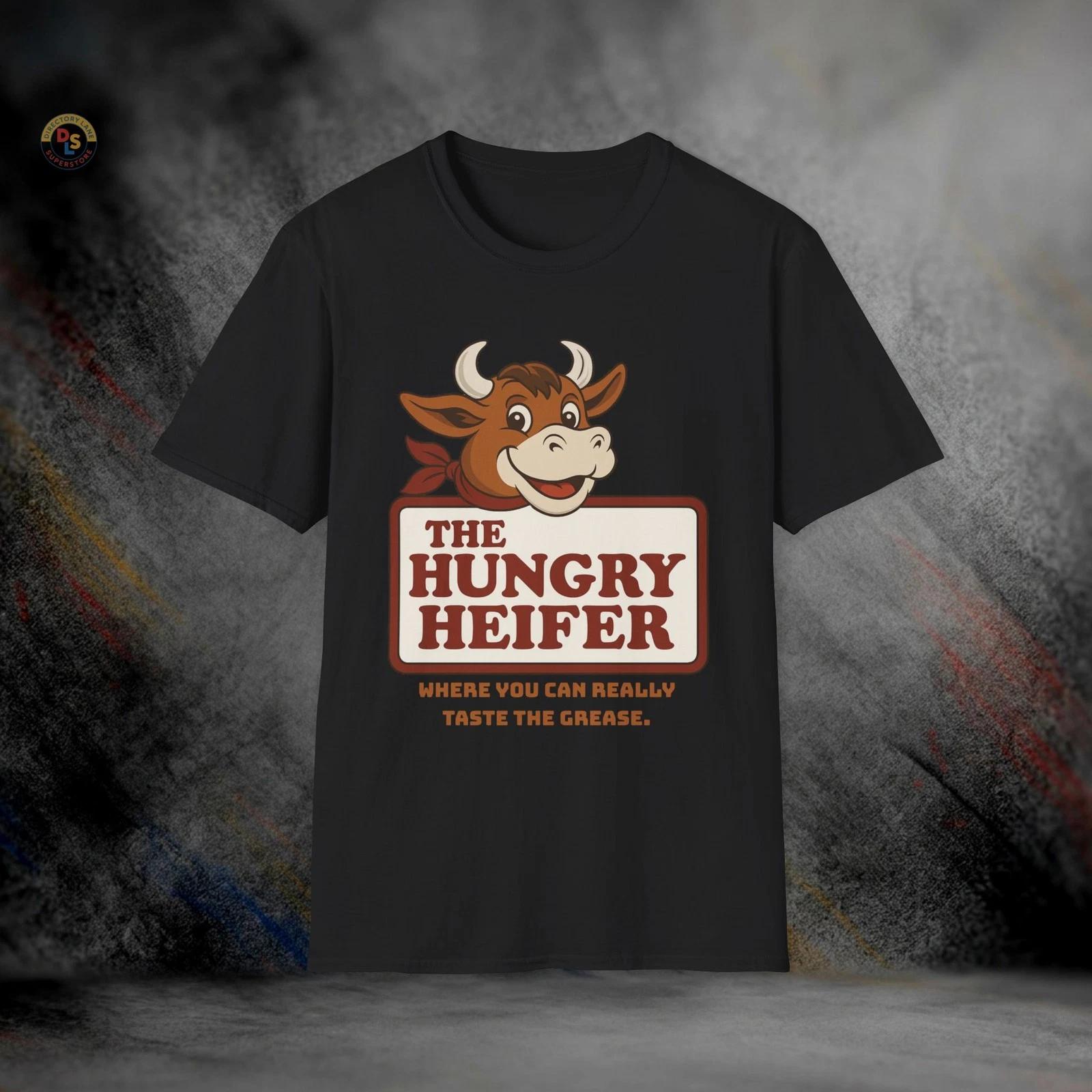 Hungry Heifer Norm Cheers T-Shirt | Softstyle Tee M