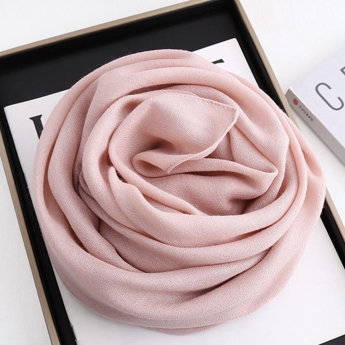 Solid color 91 cotton and linen scarf shawl summer fashion high-end atmosphere breathable headscarf sun protection hot sale women