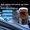 Stainless Steel Portable Car Cooling Cup For Cola Drinks Usb Heating Car Coffee Mug Thermos Cup Electric Beverage Cooler Temperature Display 24V