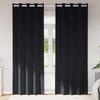 vidaXL Curtains 2 Pcs. Black 140 X 260 Cm Velvet