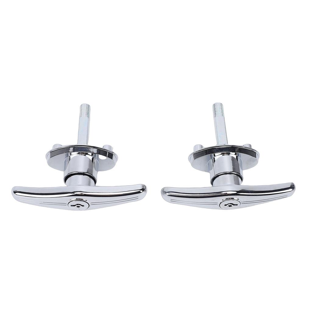 Truck   Locking T Handle Left and Right Cr Plated Zinc Alloy     Locking T Handle for Trailers