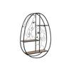 Oval Wall Shelf - Home ESPRIT - Metal and MDF Wood - 53x12.2x72 Cm - Multicolored - Accent Shelf - Oval Shape
