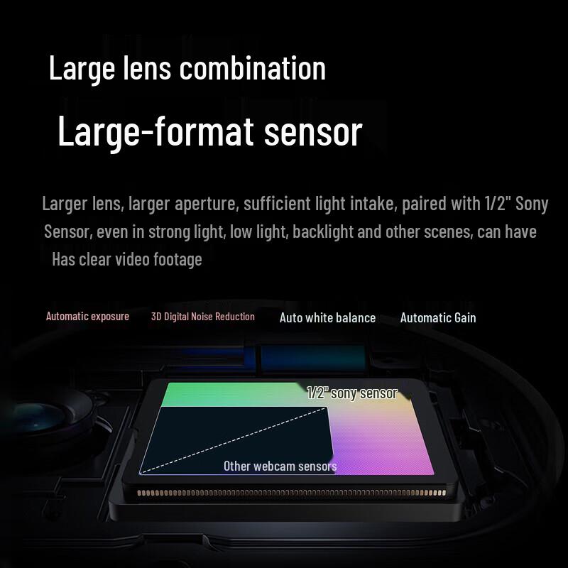 Webcam USB Aoni NX6 Pro 4K con Autofocus