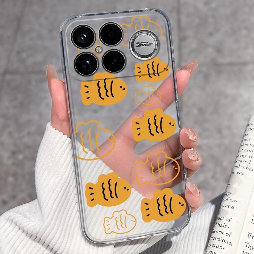 Covers For Xiaomi Poco F8 Ultra F8 F5 Pro F3 C50 C40 Mi Note 2 3 Transparent TPU Phone Case Cute Pet Dog Soft Silicone Dustproof Shell For Xiaomi Capa