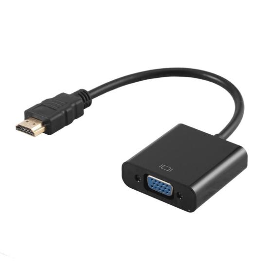 DOONJIEY HDMI-compatible Male to VGA Female 1080P Video Converter Adapter for PC DVD HDTV