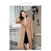 Autumn and Winter New Thickened Woolen Women's Coat Wish Multi-colored Plus Long Coat