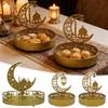 Ramadan Candy Box Tray Mubarak Ramadan Decoration Eid Mubarak Sweet Table Trays Snack Dishes Kareem Muslim Party Supplies