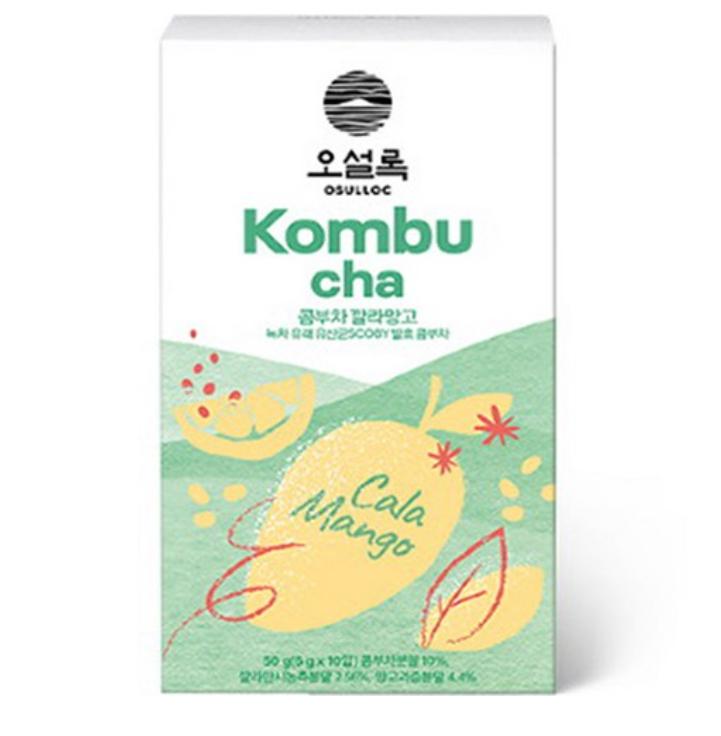 

OSULLOC Kombucha Calamango 10-Pack – Korean Fermented Tea 1 box