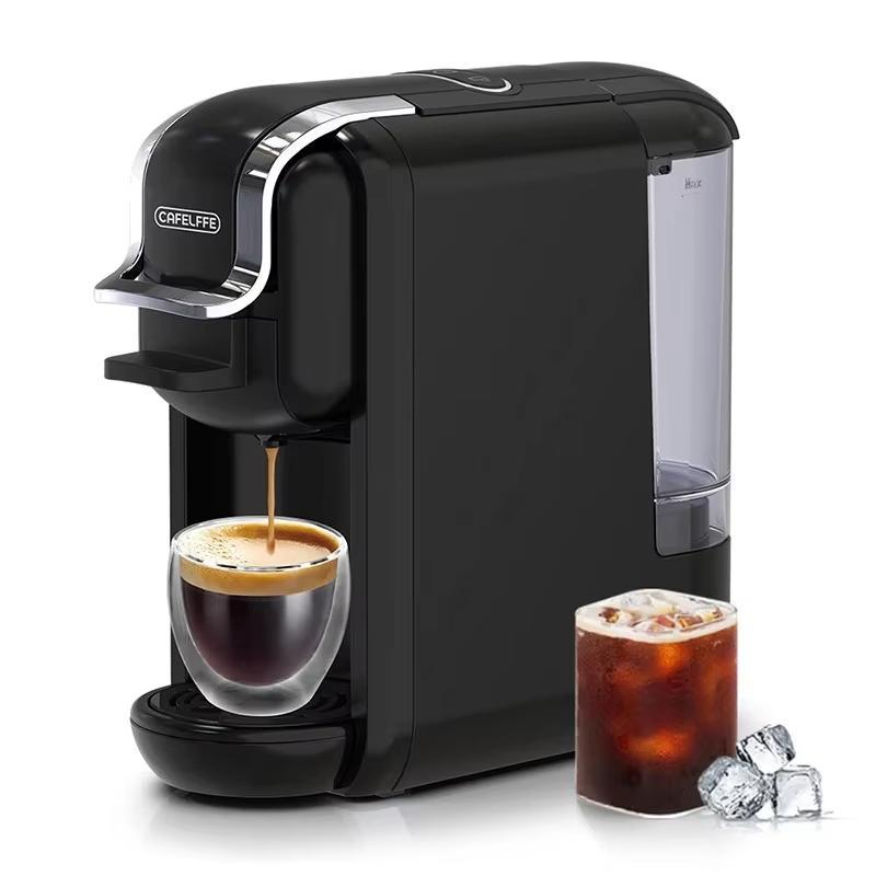 Neue MK-603 Cafelffe Mehrfachkapsel-Kaffeemaschine 4 in 1 Heiß/Kalt DG Cappuccino Nespresso Kapsel ESE Pad Gemahlen Espresso Cafeteria 19 Bar