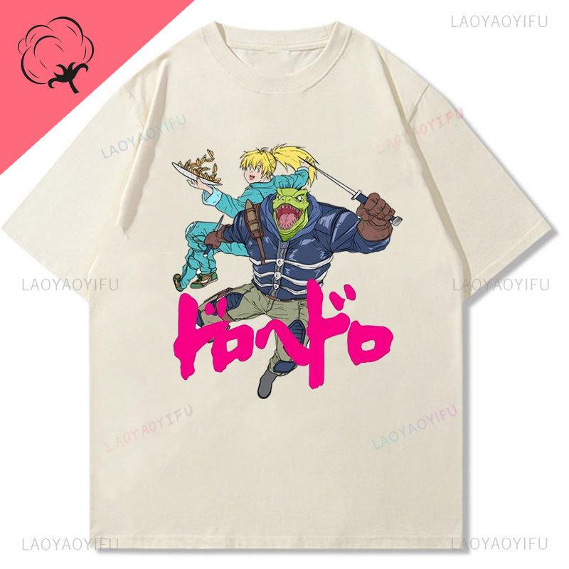 Dorohedoro T Shirt KaiUnisex Nikaido Japan Anime Printing T Shirt Casual Loose Crewneck Unisex Women AllMatch Otaku Anime Shirt