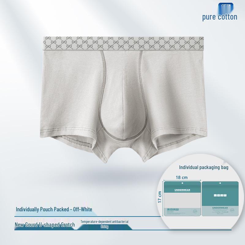 Men's Temperature-Adaptive Antibacterial Cotton Boxer Briefs