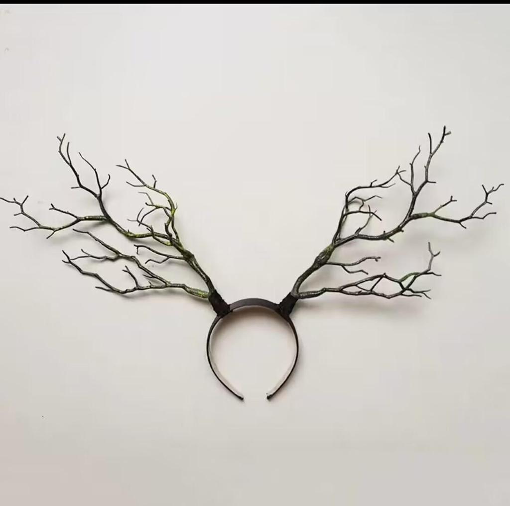 Europäisches Amerikanisches Mori Girl Rentiergeweih Leuchtendes Weihnachtskopfband mit Großen Haaraccessoires und Verzierungen