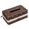 Hand Woven Rattan Woven Tissue Box Japanese Style Napkin Holder Creative Storage Box  Home