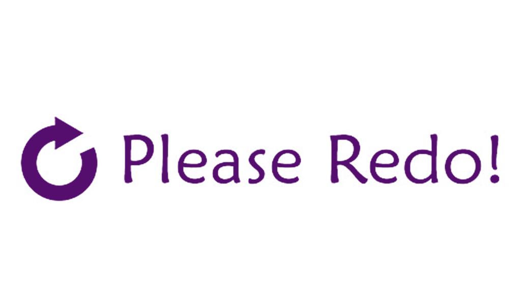 Printtoo Ștampila Profesorului Vă rugăm să refaceți! Ștampilă auto-tușantă ștampilă de cauciuc notare profesor pentru rechizite școlare și de teme pentru acasă, 42x9 mm - Negru