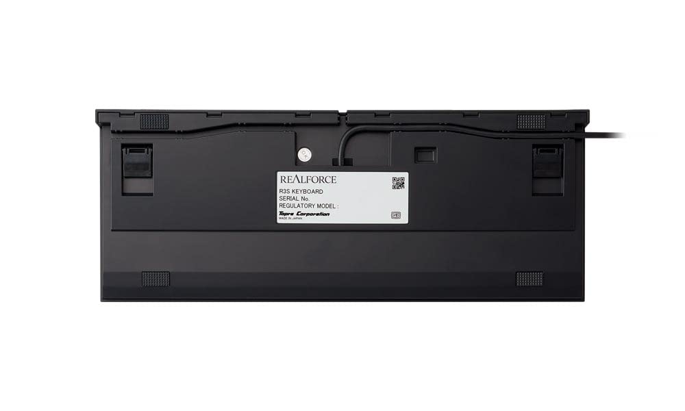 REALFORCE R3S Standard Englisch R3SD31 Tastatur, Schalter, Kabelgebunden, Tenkeyless, 45g, Layout, Schwarz,
