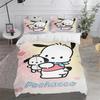 Sanrio Bedding Sets Pochacco Cartoon Comforter Cover Bed Cover Duvet Cover Pillow Case 2-3 Pieces Sets Kids Adult Size