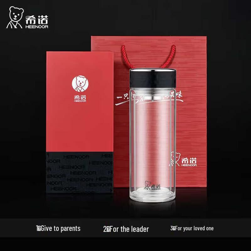 Heenoor Double-Walled Borosilicate Glass Tea Cup