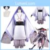 Gorgeous Genshin Impact Scaramouche Cosplay Costume Wig Halloween Outfit Carnival Party