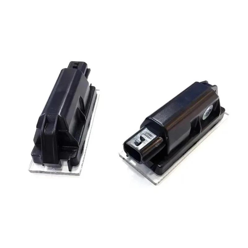 2Pcs Car LED Number Plate Light - Compatible With Clio Megane Master Laguna II Auto License Plate Lamp