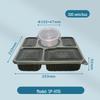 Xinpai Ke Disposable 4-Compartment Takeaway Food Container