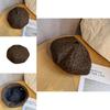 Leopard Print Beret For Women Vintage Fashion Warm Soft Leather Fall Accessory