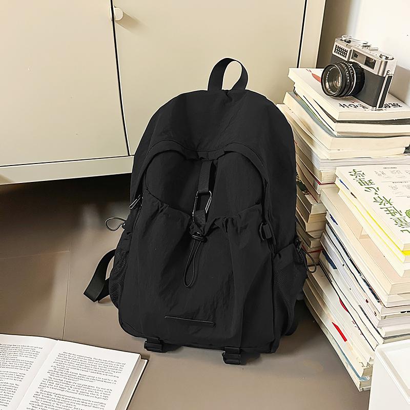 Water-Repellent Nylon Backpack Women's Lightweight Large Capacity Travel Backpack Men's Computer Backpack