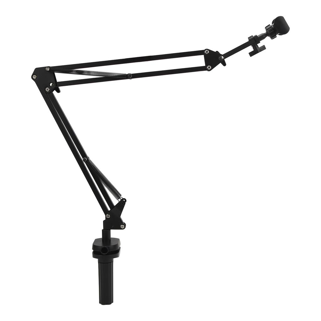 Handy Faulhalterung Halterung Legierter Stahl Verstellbar Schwerlast Handyhalter für Desktop Livestreaming Schwarz