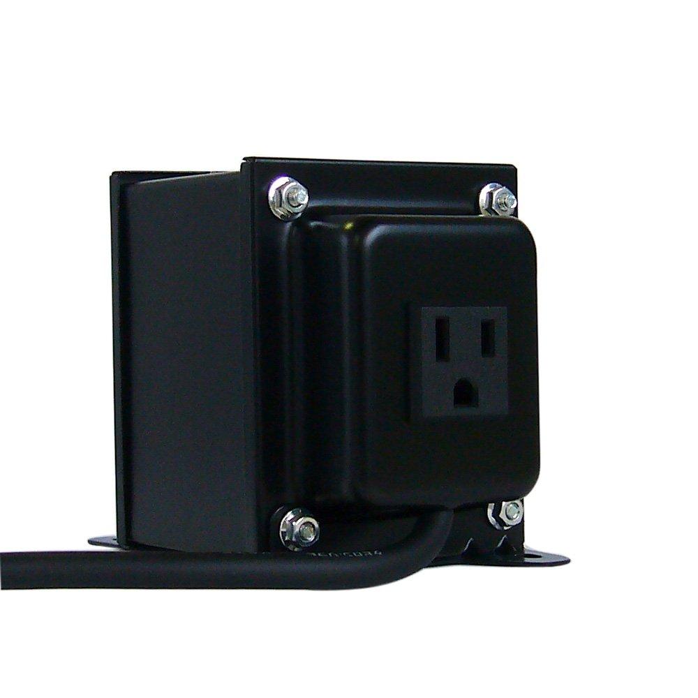 Transformer Made in to with Ground for USA and Model Overseas Workshop, Japan, Step-Down Transformer, 1500W, 110-120V 100V, Pin, Canada, 1210E-1.5K