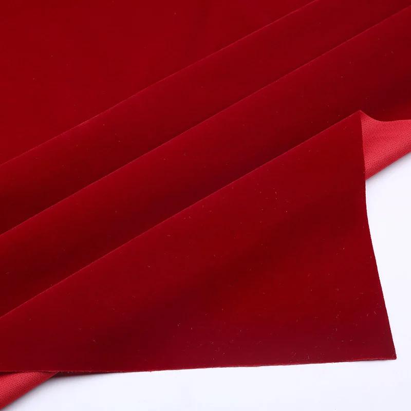 Solid Color Plain Velvet Flocked Fabric Stretchable Stretch Cloth Automotive Interior Modification Door Panel Sofa Furniture