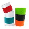 Manicotto per Tazza in Silicone Riutilizzabile Antiscivolo Isolamento Termico Colorato Copritazza per Caffè Freddo Caldo Bottiglia d'Acqua Tazze Accessorio
