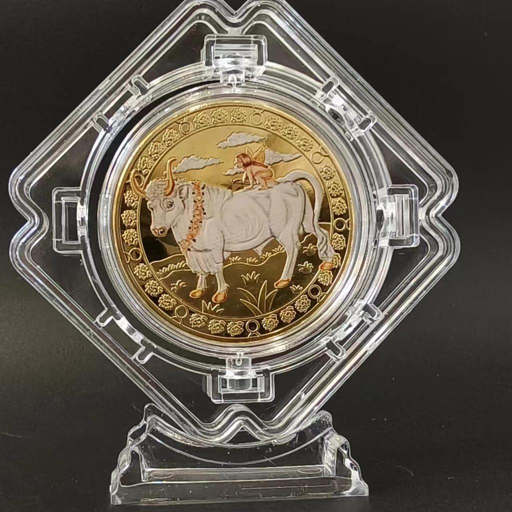 Gold-Plated Scorpio, Gemini, and Libra Zodiac Medallion Set