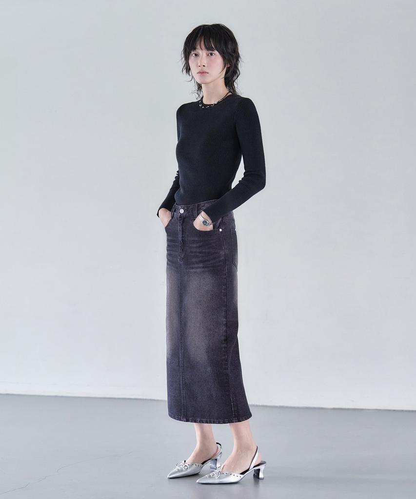 Deketeuumeon Signature Long Skirt Dcsk003Blackpink