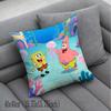 Cushion Covers For Bed Pillows Kawaii Spongebobs Decorative Pillowcases Home And Decoration 45X45 Cushions Cover Fall Decor Sofa