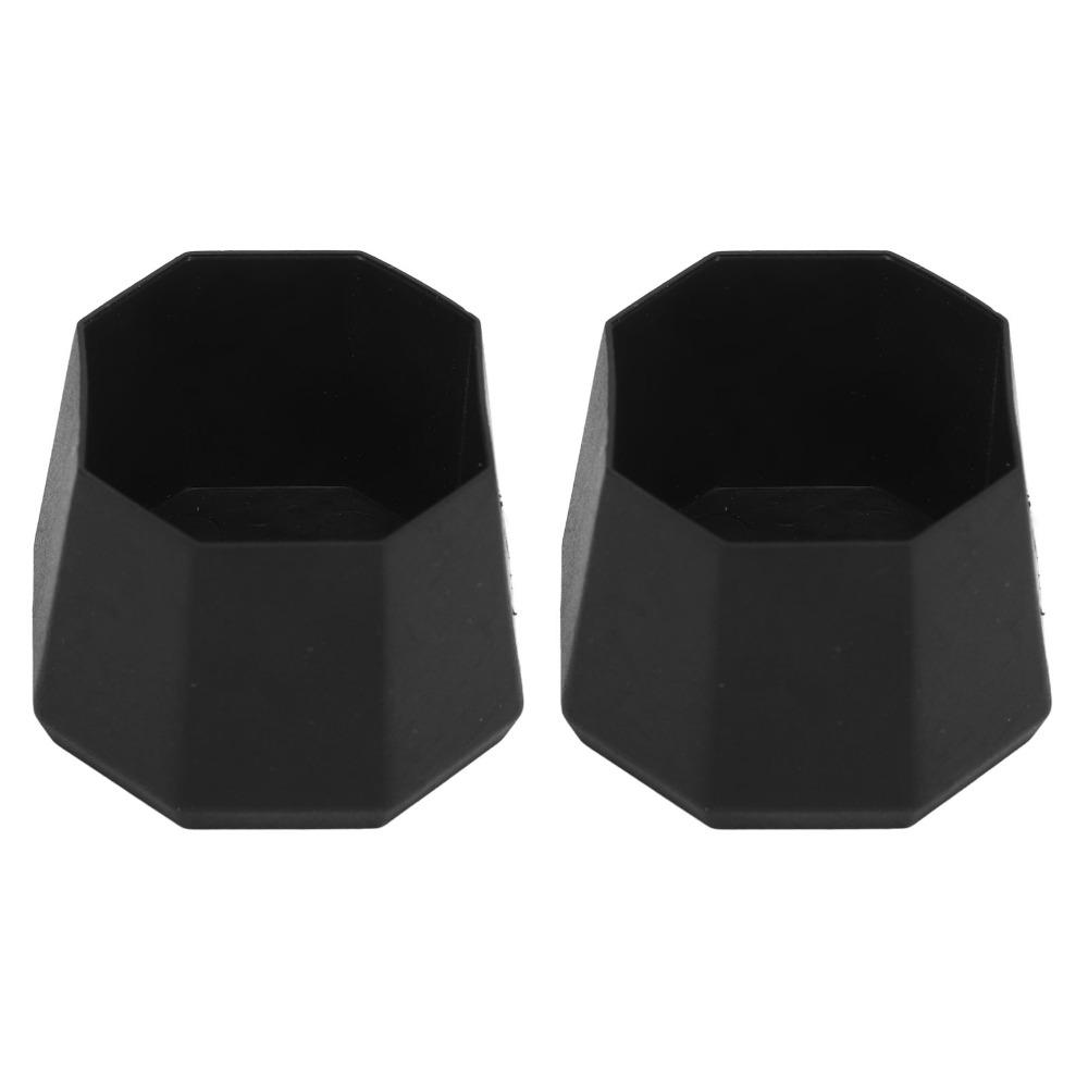 2pcs ABS Tennis Racket Butt Cap Black Racquetball Racket Cover  Pickleball Paddles