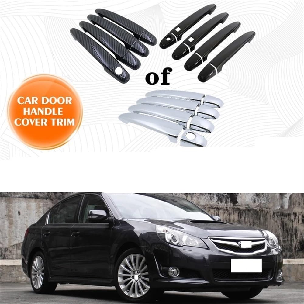 Exterior Door Handle Garnish For Subaru Legacy B4 Touring Wagon BM BR 2009-2014 Car