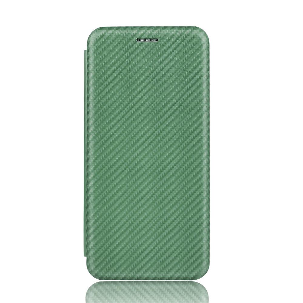 Carbon Fiber Flip Leather Case for Nokia 7.2 - Protective Phone Shell, 6.2