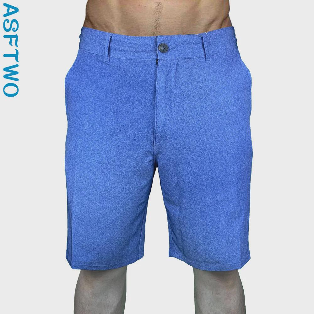 Herren Wasserdichte Stretch Business Casual Shorts - Schnelltrocknende Sommer Strandanzug Hose