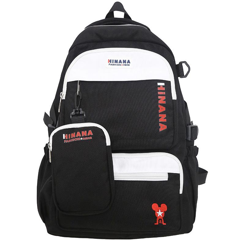 High School Students  Girls  Children  Elementary School Students Backpacks  College Students  Boys  Contrasting Color Backpacks
