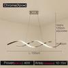 Living room chandelier Northern Europe chandelier creative restaurant ceiling lighted long chandelier living room lights