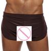 Mens Sexy Solid Short Breathable Ice Silk Underpants Pants Pouch Boxer Underwear