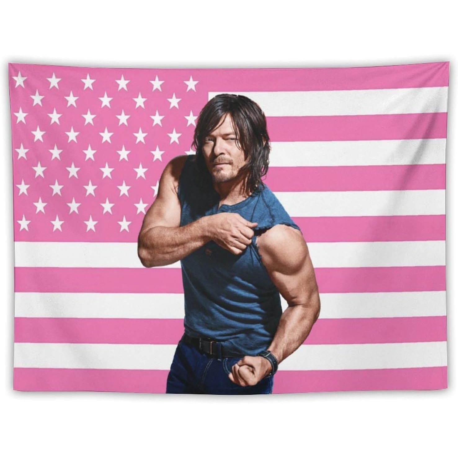 Tapestry ykhjsdmz Daryl star Dixon Pink American 75x100